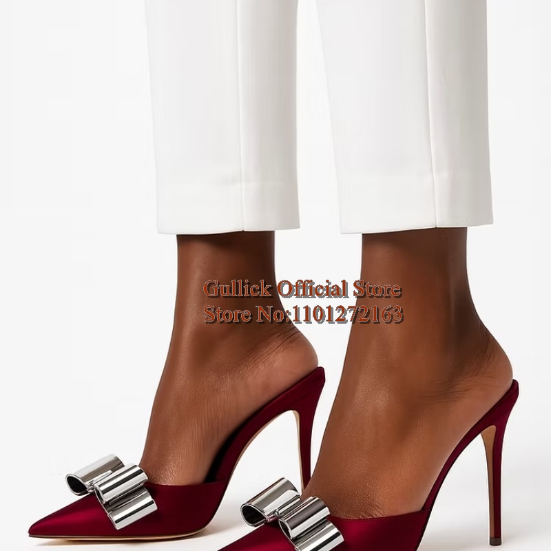 Mules con Tacco a Spillo in Ra - Slip Dress Satin recensione e prezzo